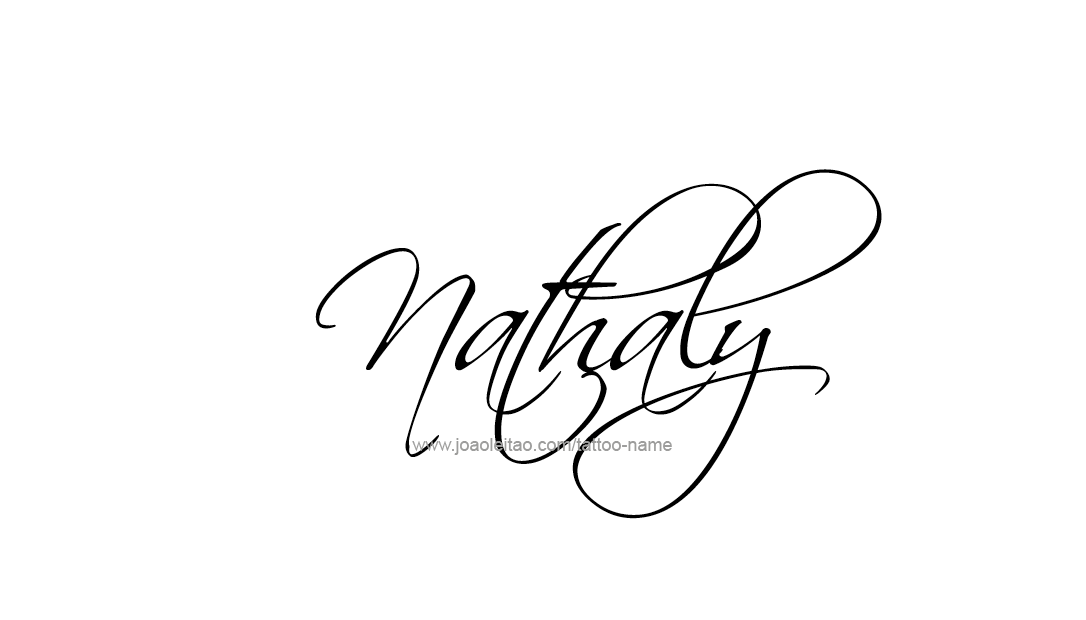 Tattoo Design Name Nathaly