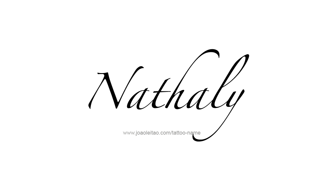 Tattoo Design Name Nathaly