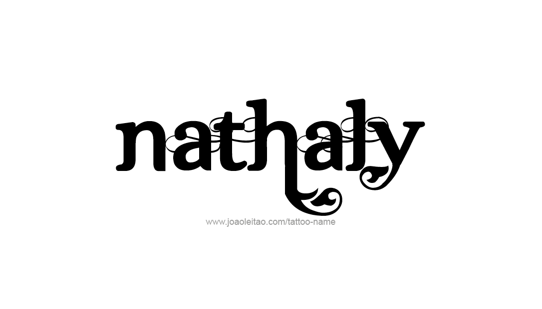 Tattoo Design Name Nathaly