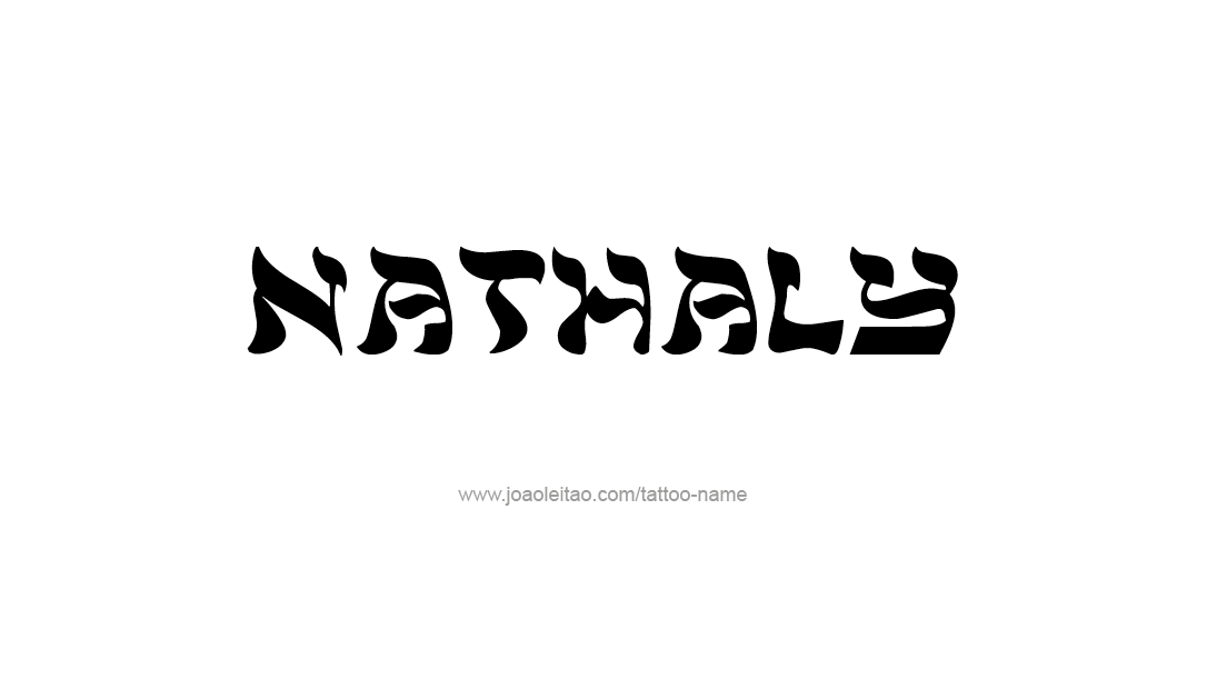 Tattoo Design Name Nathaly