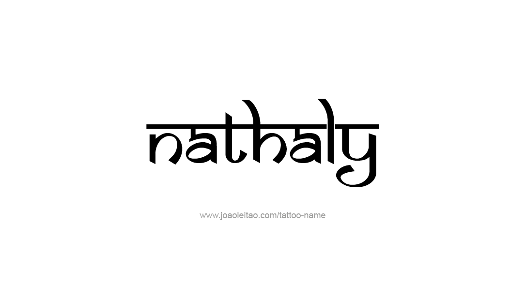 Tattoo Design Name Nathaly