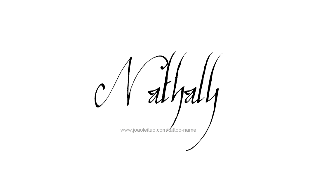 Tattoo Design Name Nathaly