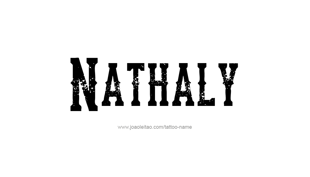 Tattoo Design Name Nathaly