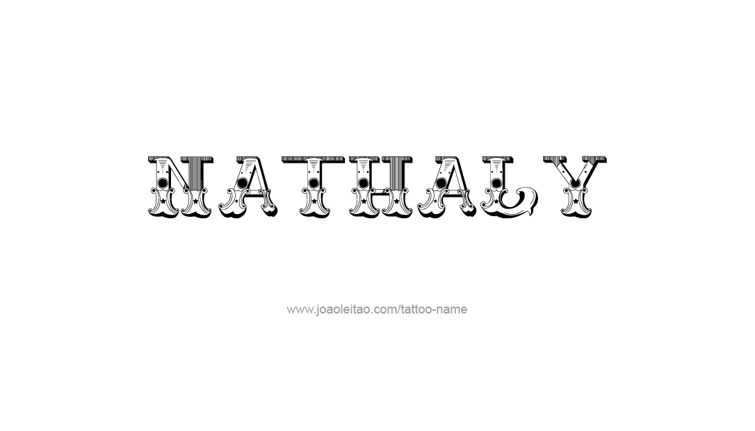 Tattoo Design Name Nathaly