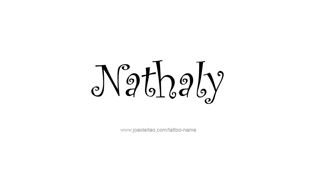 Tattoo Design Name Nathaly