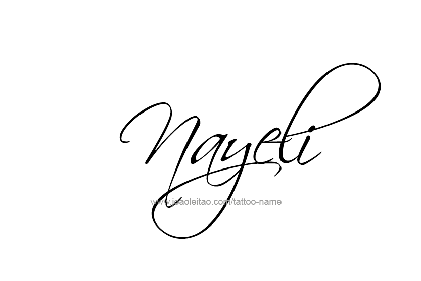 Tattoo Design Name Nayeli