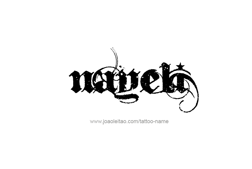Tattoo Design Name Nayeli