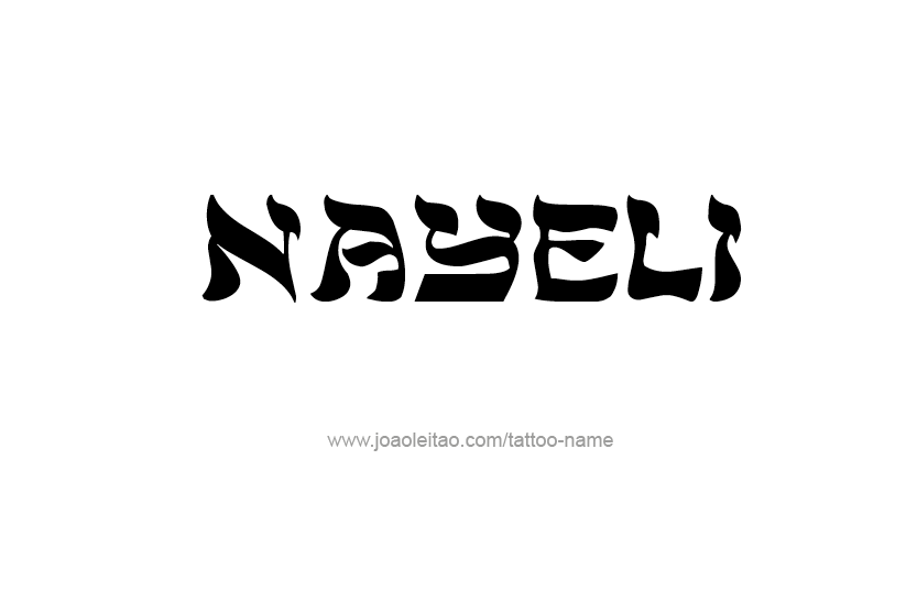 Tattoo Design Name Nayeli