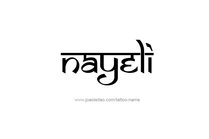 Tattoo Design Name Nayeli