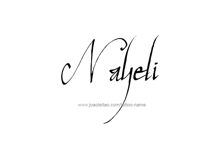 Tattoo Design Name Nayeli