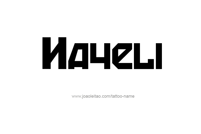 Tattoo Design Name Nayeli