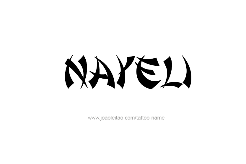 Tattoo Design Name Nayeli