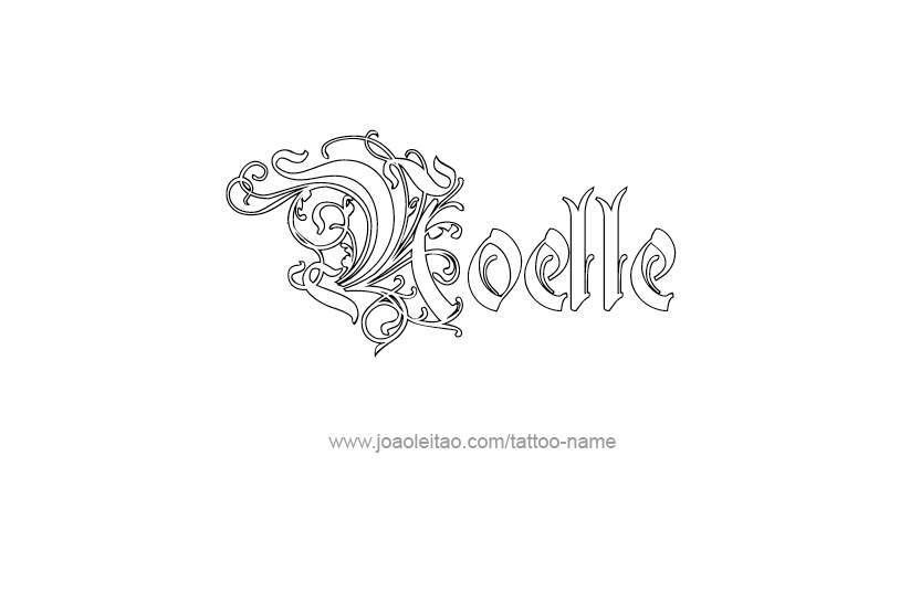 Tattoo Design Name Noelle