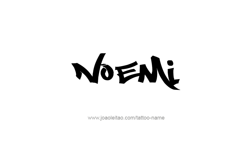 Tattoo Design Name Noemi