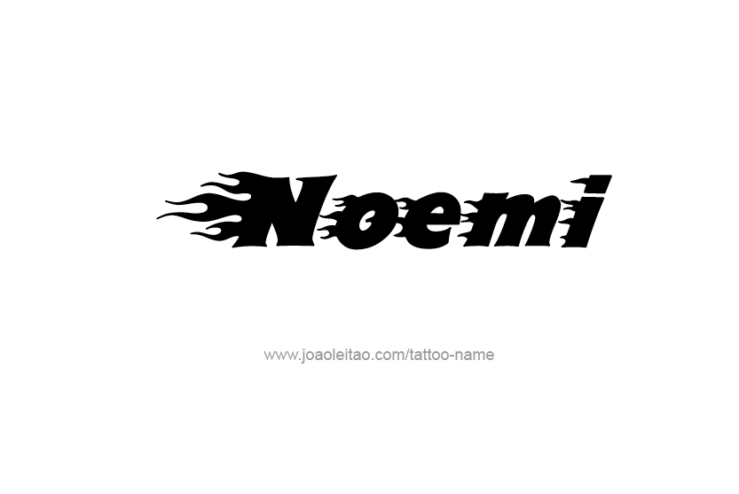 Tattoo Design Name Noemi