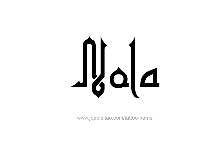 Tattoo Design Name Nola