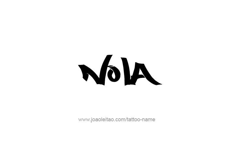 Tattoo Design Name Nola