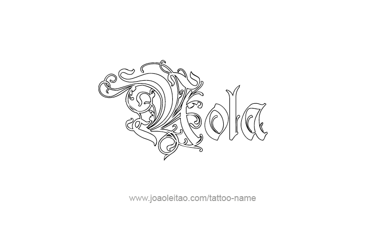 Tattoo Design Name Nola