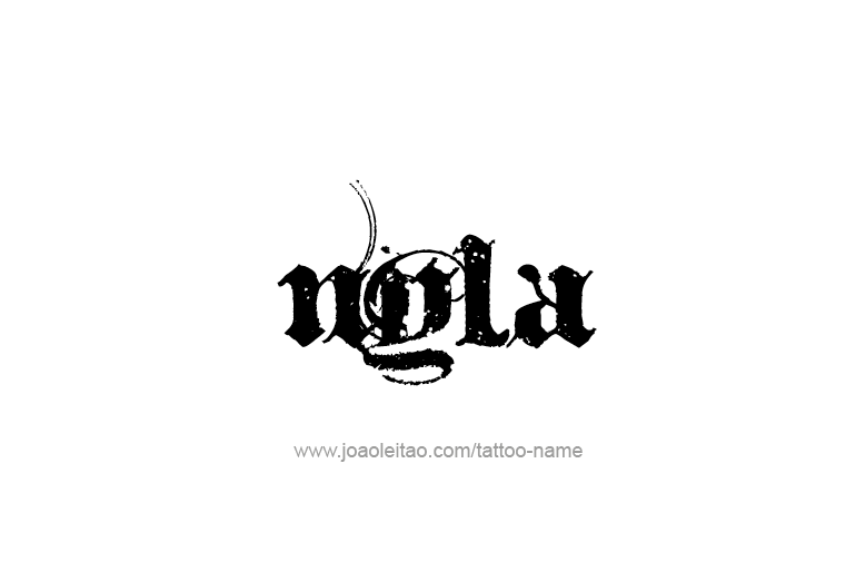 Tattoo Design Name Nyla   