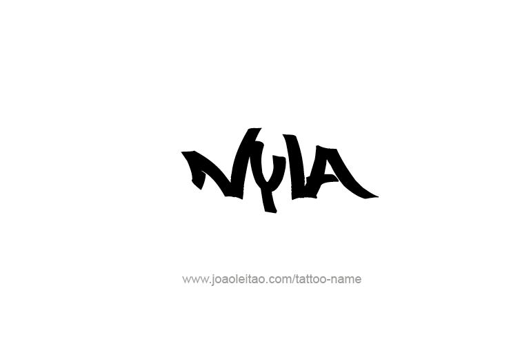 Tattoo Design Name Nyla   