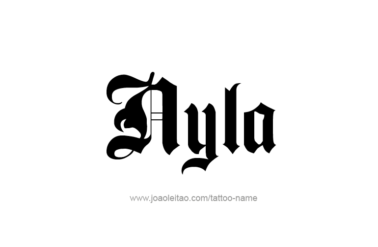 Tattoo Design Name Nyla   