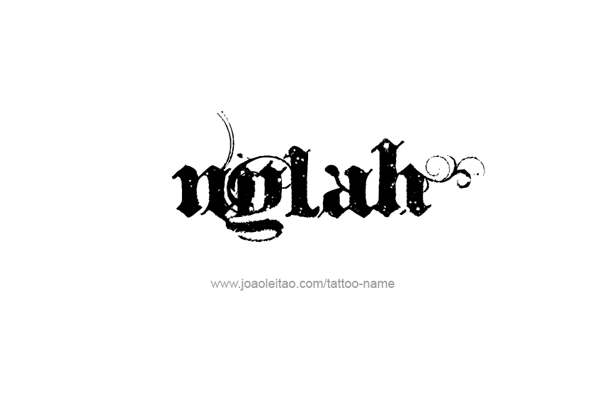 Tattoo Design Name Nylah   