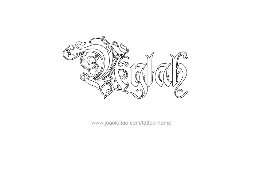 Tattoo Design Name Nylah   