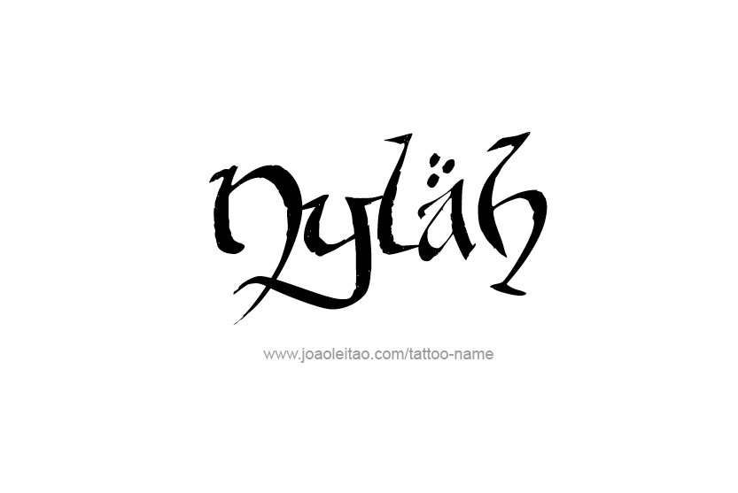 Tattoo Design Name Nylah   