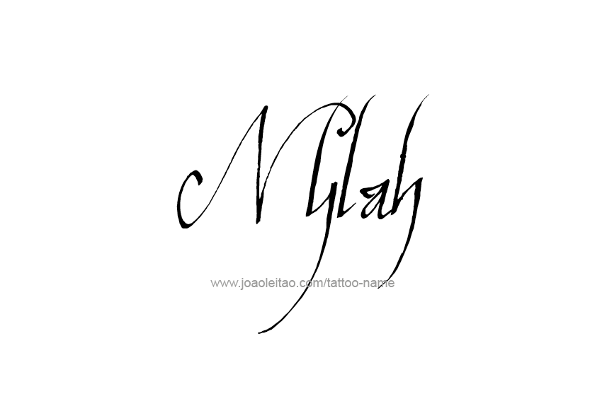 Tattoo Design Name Nylah   