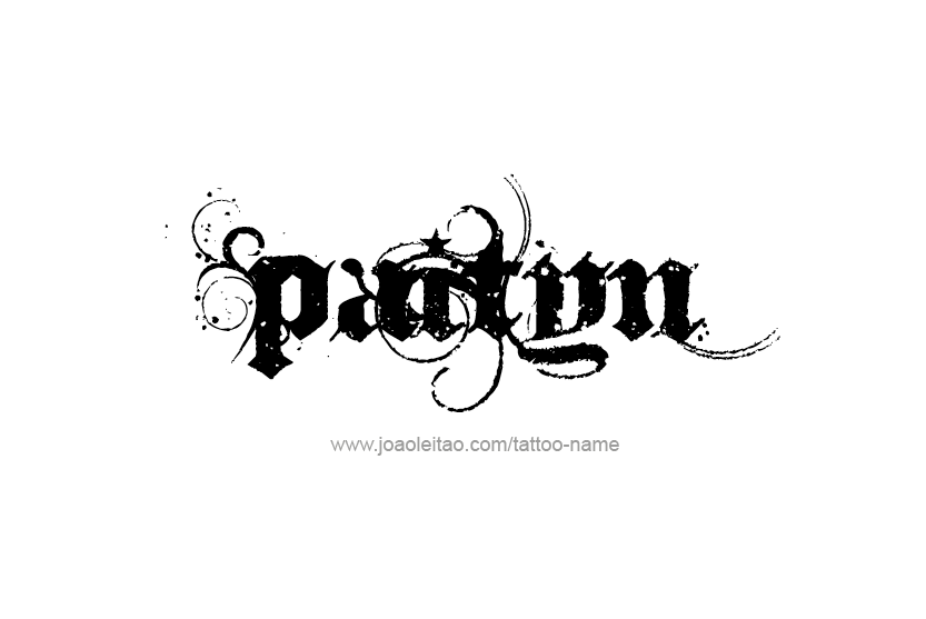 Tattoo Design Name Paityn   