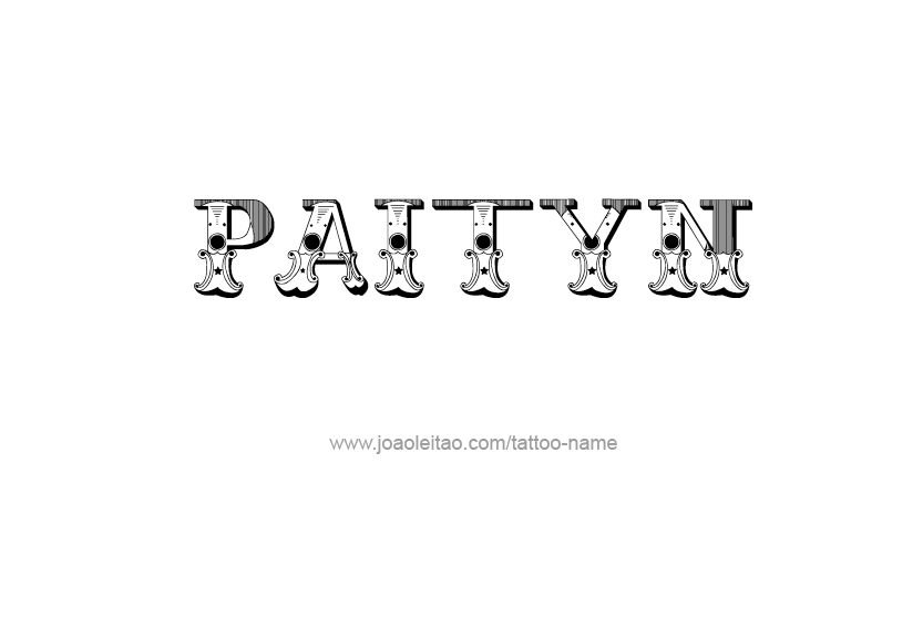 Tattoo Design Name Paityn   