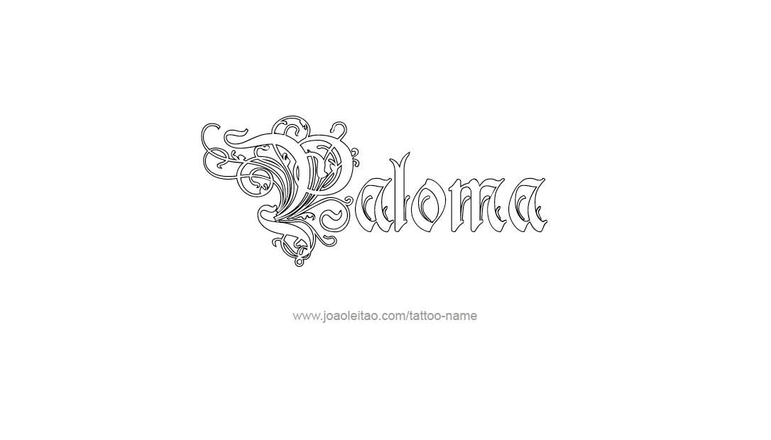 Tattoo Design Name Paloma   