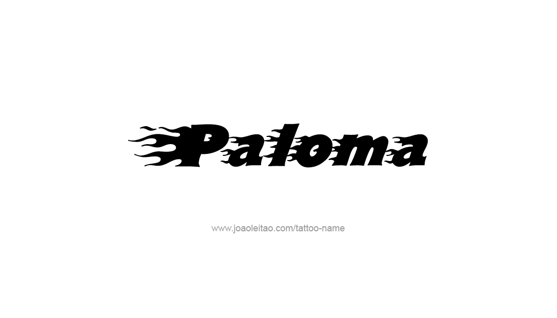 Tattoo Design Name Paloma   