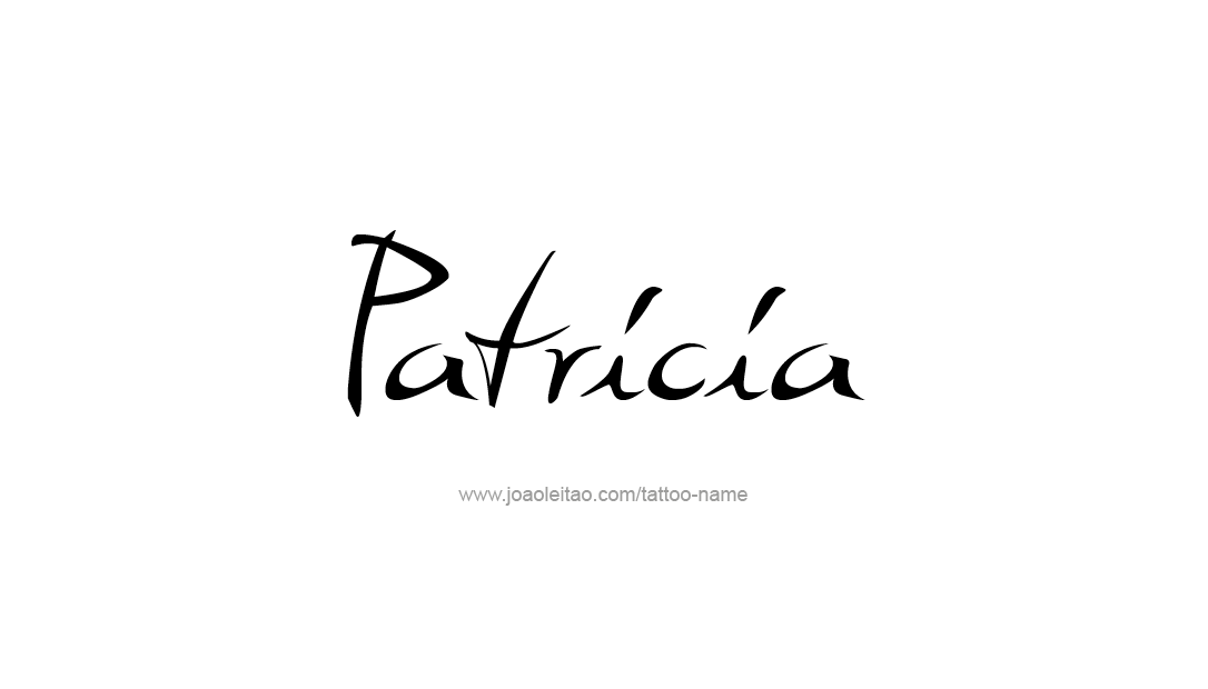 Tattoo Design Name Patricia   