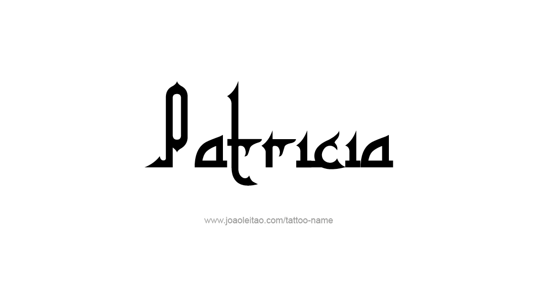 Tattoo Design Name Patricia   