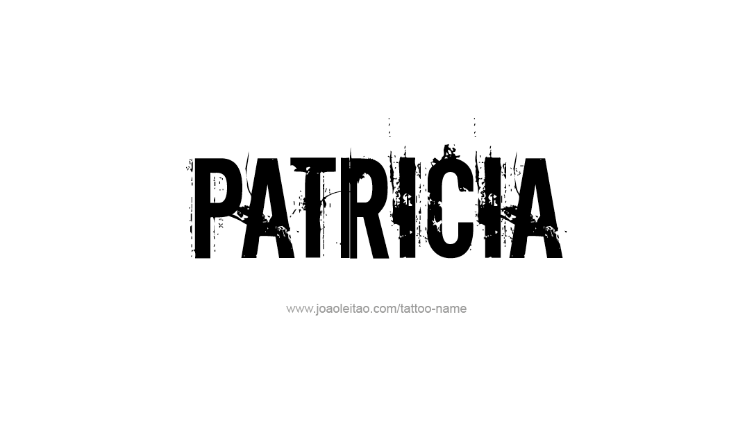 Tattoo Design Name Patricia   