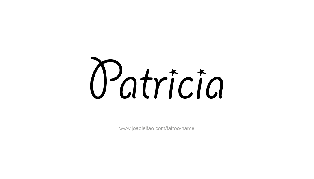 Tattoo Design Name Patricia   