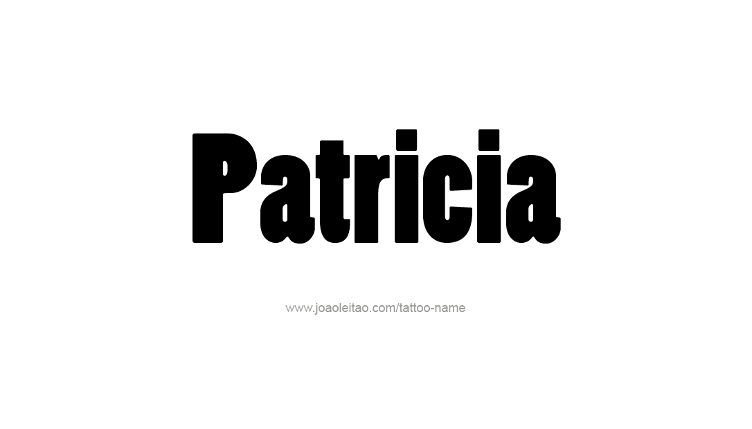 Tattoo Design Name Patricia   