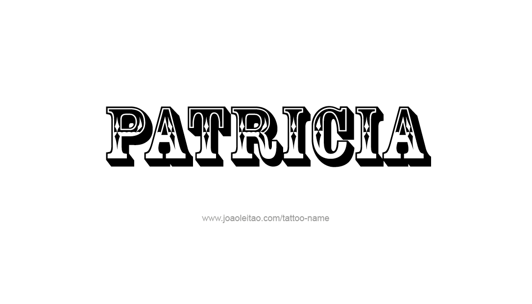 Tattoo Design Name Patricia   