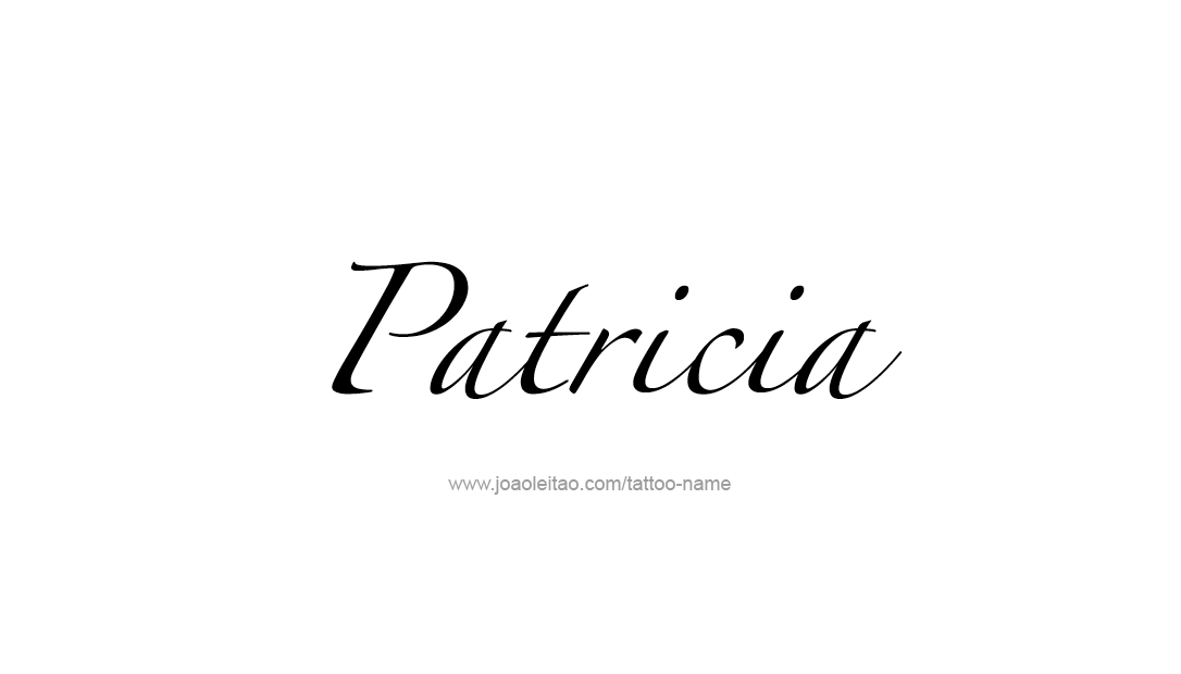 Tattoo Design Name Patricia   