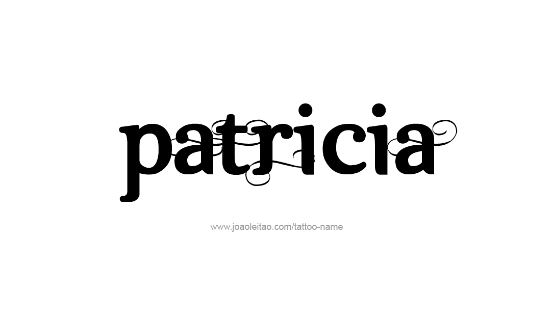 Tattoo Design Name Patricia   