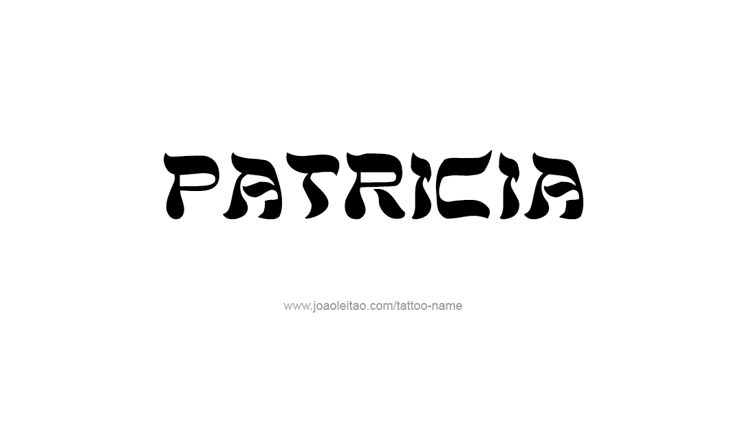 Tattoo Design Name Patricia   