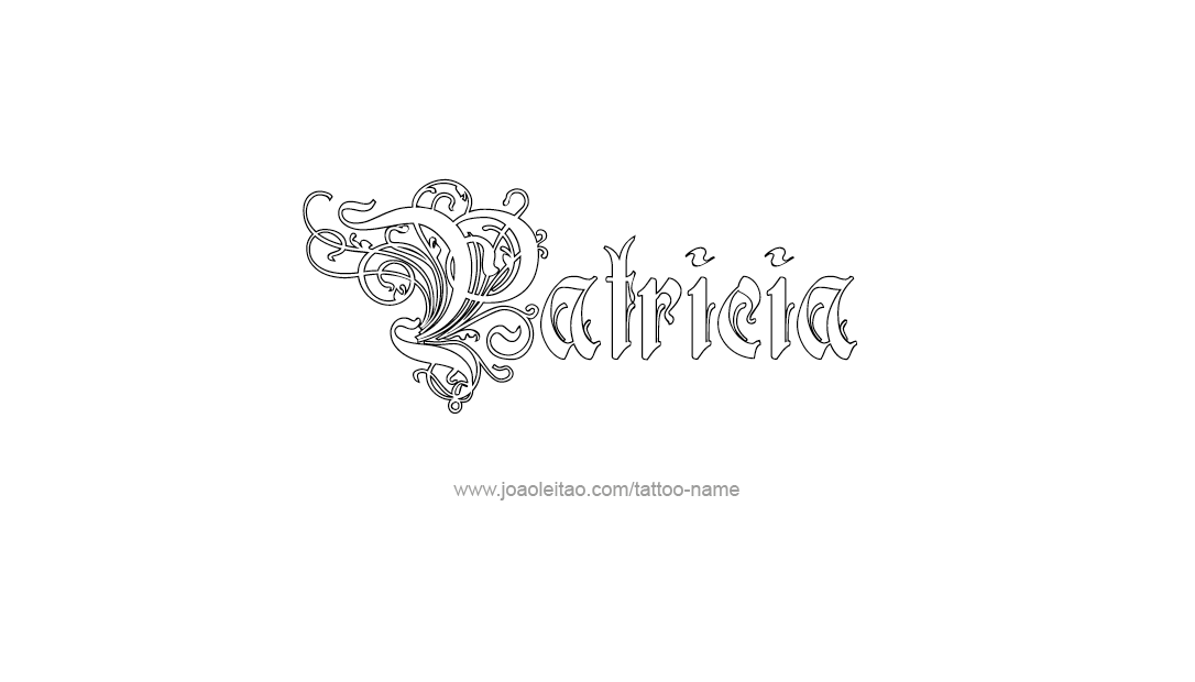 Tattoo Design Name Patricia   