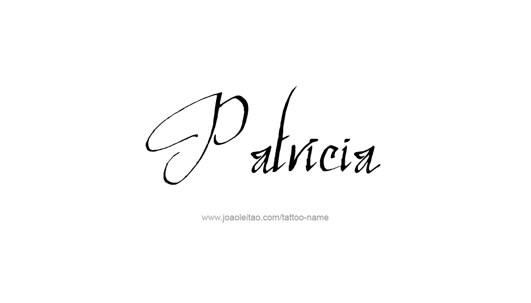 Tattoo Design Name Patricia   