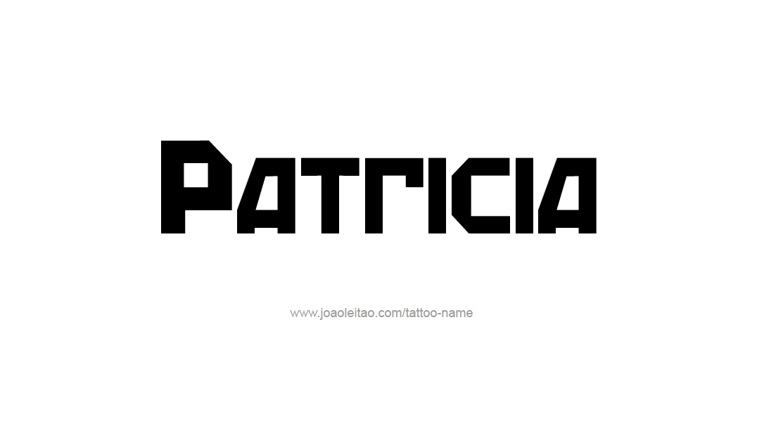 Tattoo Design Name Patricia   