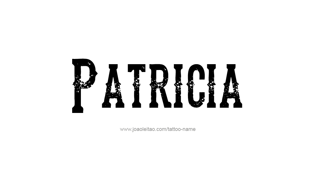 Tattoo Design Name Patricia   