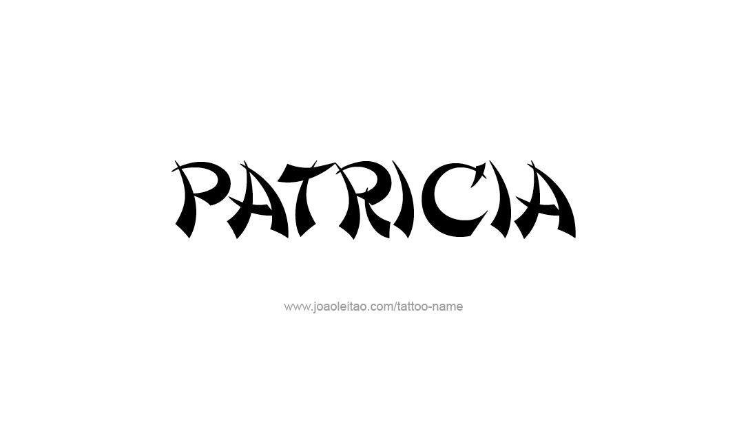 Tattoo Design Name Patricia