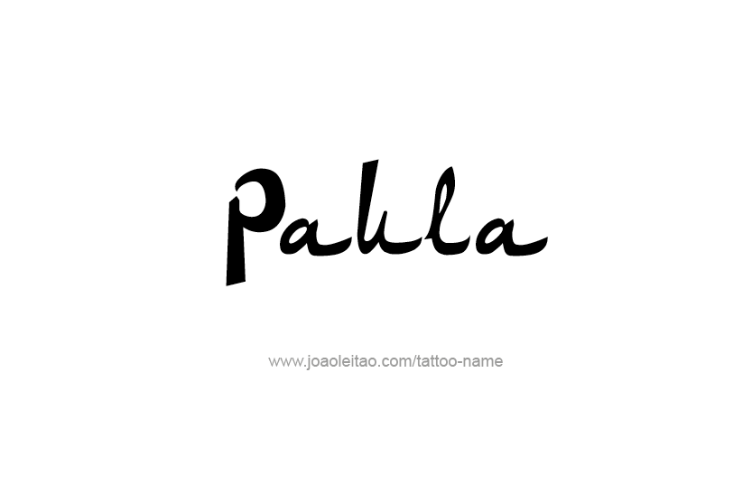 Tattoo Design Name Paula   