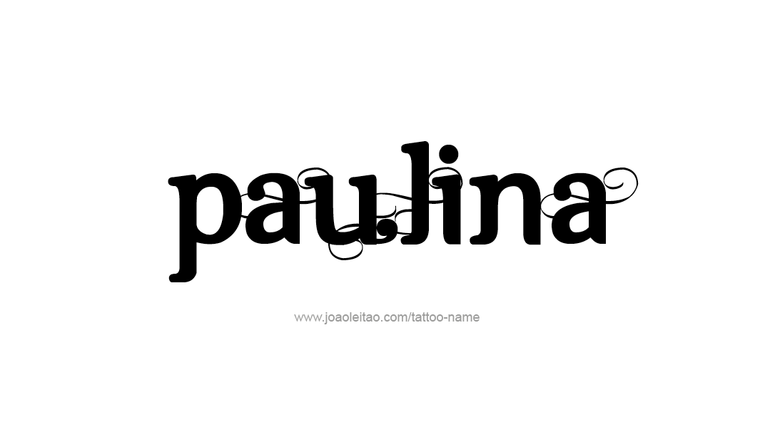 Tattoo Design Name Paulina   