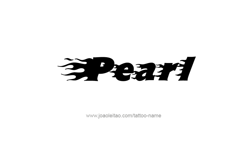 Tattoo Design Name Pearl   